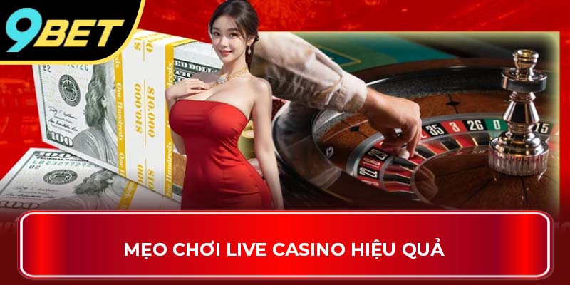 Mẹo chơi Live Casino hiệu quả